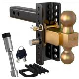 New-IFOKA Adjustable Trailer Hitch, 6' Drop