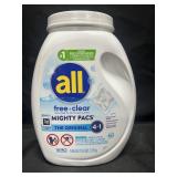 120 All detergent pacs