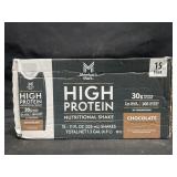 15-11 fl oz High Protein chocolate shakes