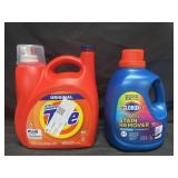 1.32 gal. Tide detergent & 40 fl oz Clorox2 stain