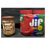 2- 48oz. Jars of JIF Creamy Peanut Butter