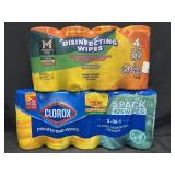 425 Clorox disinfecting wipes & 312 disinfecting