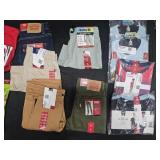 Boy's size 8 Levi's pants anf shorts, shirts and
