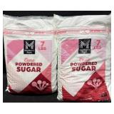 2- 7lb. Bags of Cane Powdered Sugar (Oct 2, 2027)