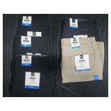 Men's size 38x30 pants, size 3x32 pants and size