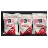 3-7Lb bags Cane Powered Sugar