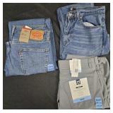 Men's size 32x34 Levi's jeans and 32x34 pants and