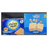 4-14.4 oz boxes of Honey Maid graham crackers &