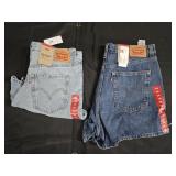Women's size 14 Levi's jean shorts. New w/ tags