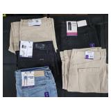 Women's size 16 jean shorts and pants. New w/