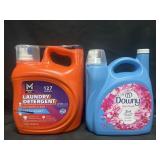 1.53 gal. Laundry detergent & 1.17 gal. Downey