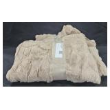 Throw blanket out of package
