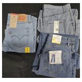 Women's size 8 Levi's jean shorts and jeans. New