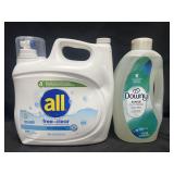1.62 gal. All detergent & 87.5 fl oz Downey