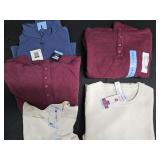 Women's size Large sweatshirts and shirts. New w/