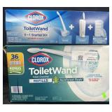 Clorox 3-in1 toilet wand starter kit & 36 refills