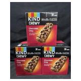 3- 30ct. Boxes of Kind Chewy Chocolate Chip