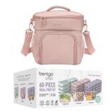 Bentgo Prep Deluxe Bag and Bentgo 60-Piece Meal