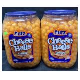 2- 28oz. Tubs of UTZ Cheddar Cheese Balls (June
