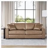 (MSRP: $1,099) Harrison Collection Leather Sofa,