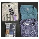 Men's size 2XL sweatshirt and boxers, size 3XL