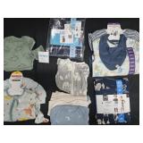 Baby boy's clothes from size 3M to 2T. Sleepers,