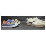 Kid's size 9 play shoes and size 8 Skechers