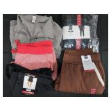 Women's size X-Large joggers, shorts and jacket.