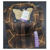Men's size 2XL fleece shacket. New w/ tags