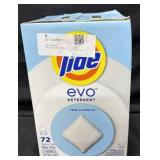 72ct. Box of Tide Evo Detergent Free&Gentle Fiber