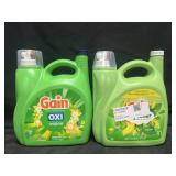 1.32 gal. Gain detergent & 1.12 gal. Gain fabric