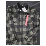 Men's size X-Large fleece shacket. New w/ tags