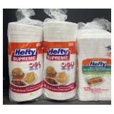 400 Hefty Supreme styrofoam dinner compartment