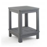 Keter Deluxe Side Table with Shelf
