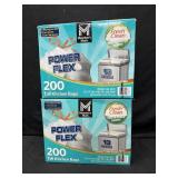 2- 200ct. Boxes of Tall 13-Gallon Kitchen Trash