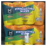 624 disinfecting wipes