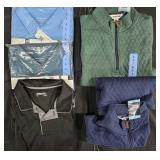 Men's size Large Haggar blazer, sweatshirts and