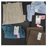 Women's size Small pants, shorte and skirt. Most