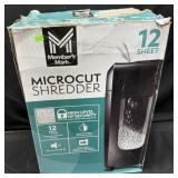 12-Sheet Microcut Paper Shredder, Used, Untested