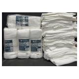 Approximately 96 hand towels, 16' x 30'