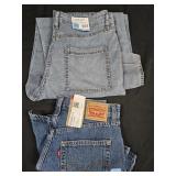 Women's size 10 Levi's jean shorts and jeans. New