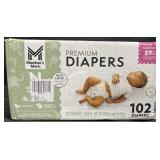 102 Premium newborn diapers