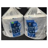 2- 204ct. Bags of Ultra 10' Paper Plates