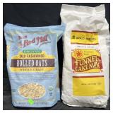 3.5lb bag Bob's Red Mill rolled oats & 5lb bag