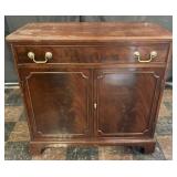 Vintage wooden cabinet with 1 drawer, 2 cabinet