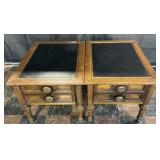 Pair of Mersman wooden end tables, 26? x 20? x
