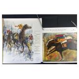 Misha Lenn signed Kentucky Derby lithograph &
