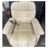 Berkline reclining lift chair, reclines and lifts