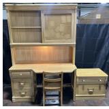 Lexington desk, hutch, nightstand and chair, 2