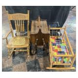 Childï¿½s rocking chair, baby doll rocker & vintage